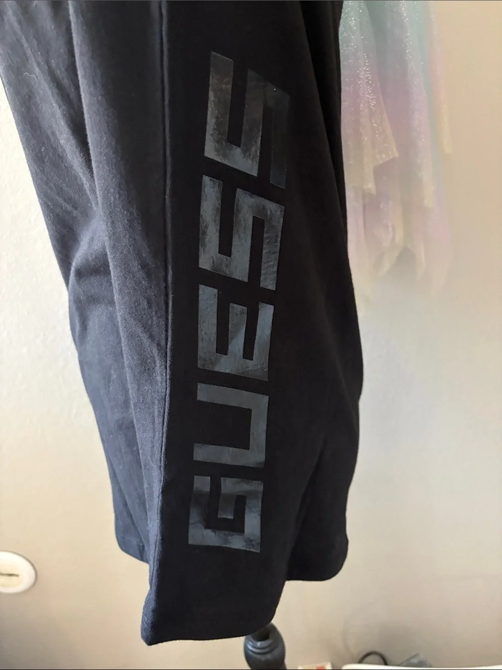 Men's Black Logo Crewneck T-Shirt - Picture 3 of 4
